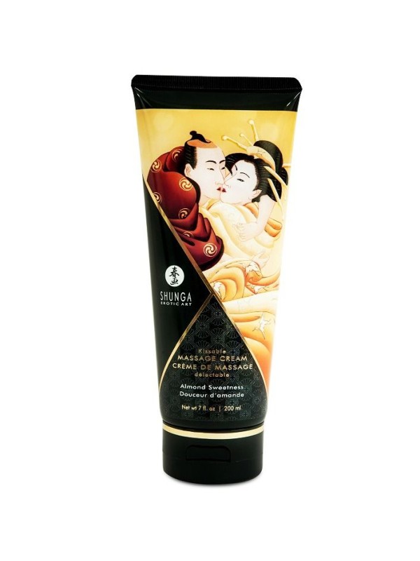 SHUNGA - CREME DE MASSAGEM DE AMÊNDOA DOCE 200 ML