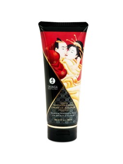 SHUNGA - CREME DE MASSAGEM MORANGO E CAVA 200 ML