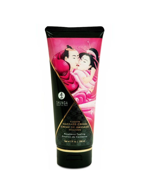 SHUNGA - CRÈME DE MASSAGE FRAMBOISE 200 ML