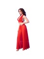 CHILIROSE - CR 4857 ENSEMBLE HAUT ET PANTALON ROUGE TAILLE XL