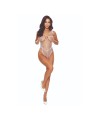 PASSION - BS114 BODYSTOCKING REJILLA BLANCO