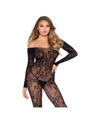 LEG AVENUE - 89366 SPITZEN-DESSOUS-BODYSTOCKING, SCHWARZ - EINHEITSGRÖ