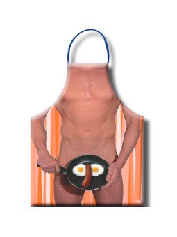 DIABLO PICANTE - DELANTAL HUEVOS FRITOS HOMBRE