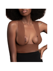 BYE-BRA - BODYTAPE 5 MX 6,5 CM + 3 PAAR BRUINE TEPELSCHERMEN