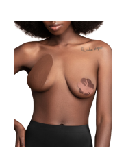 BYE-BRA - BRUSTVERSTRKER + 3 PAARE SATIN BAUN CUP D/F