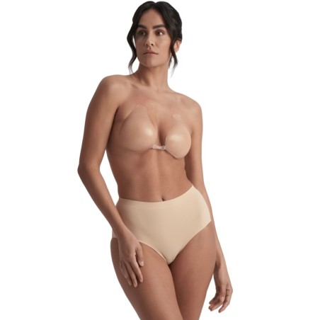 BYE-BRA - COPOS DE SILICONE BEGE CUP B