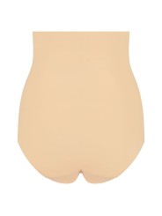 BYE-BRA - NAHTLOSER GÜRTEL STIL HÖSCHEN BEIGE GRÖSSE XXL