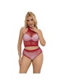 SUBBLIME - 952402 RODE DIAMANTEN GRID SET ONE SIZE