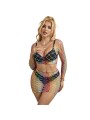 SUBBLIME - 952440 INSIEME A RETE 2 PEZZI MANICA LUNGA ARCOBALENO TAGLI