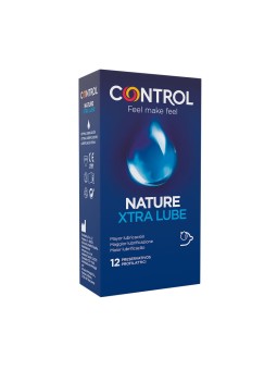 CONTROL - EXTRA GLIJMIDDEL CONDOOMS 12 STUKS