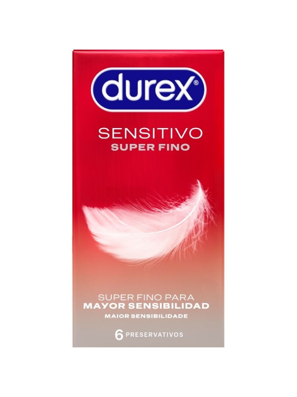 DUREX - SUPER THIN SENSÍVEL 6 UNIDADES