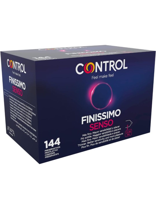 CONTROL - PRÉSERVATIFS FINISSIMO SENSO 144 UNITÉS