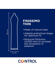 CONTROL - FINISSIMO SENSO KONDOME 144 EINHEITEN