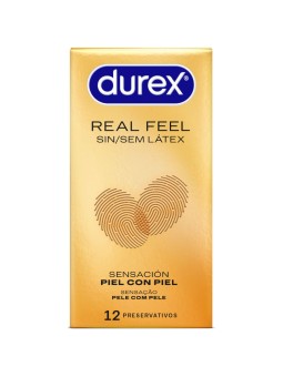 DUREX - PRÉSERVATIFS REAL FEEL SANS LATEX 12 UNITÉS