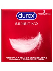 DUREX - PRESERVATIVOS SENSITIVE 3 UNIDADES