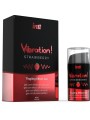 INTT - PODEROSO ESTIMULANTE ÍNTIMO GEL VIBRATÓRIO LÍQUIDO MORANGO 15 M