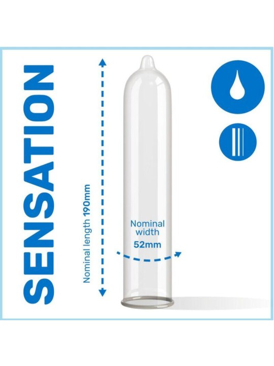 PASANTE - CONDOMS SENSITIVE BAG 144 UNITS