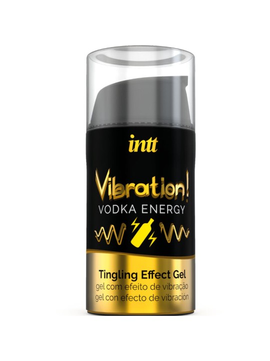INTT - POTENTE ESTIMULANTE ÍNTIMO GEL VIBRADOR LIQUIDO VODKA 15ML