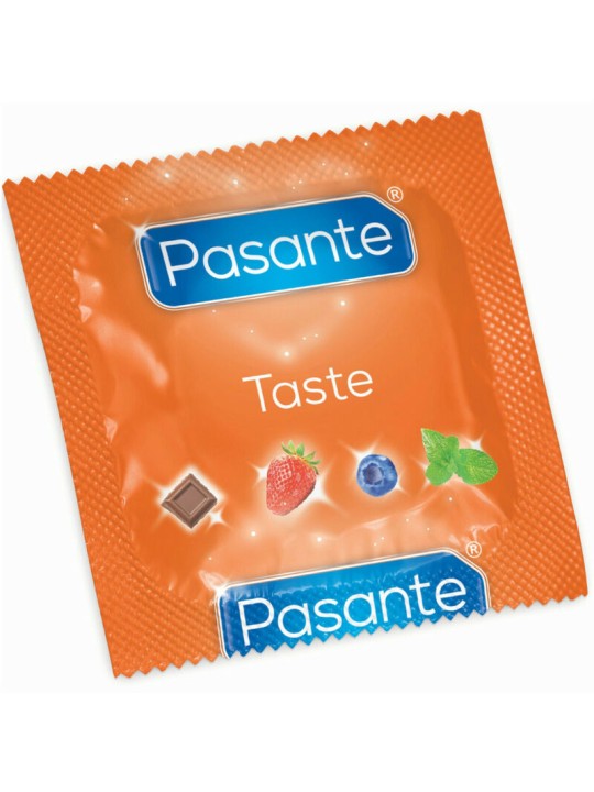 PASANTE - AARDBEIENSMAAK CONDOOMZAK 144 STUKS