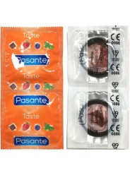 PASANTE - KONDOME GESCHMACK SCHOKOLADE VERSUCHUNG BEUTEL 144 EINHEITEN