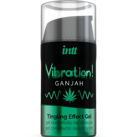 INTT - KRAFTVOLLES INTIMSTIMULIERENDES FLÜSSIGES VIBRATIONSGEL CANNABI