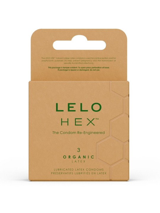 LELO - HEX BIO CONDOOM DOOS 3 STUKS