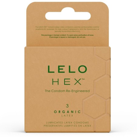 LELO - HEX BIO CONDOOM DOOS 3 STUKS