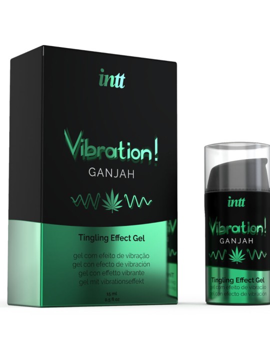 INTT - POTENTE ESTIMULANTE ÍNTIMO GEL VIBRADOR LIQUIDO CANNABIS 15ML