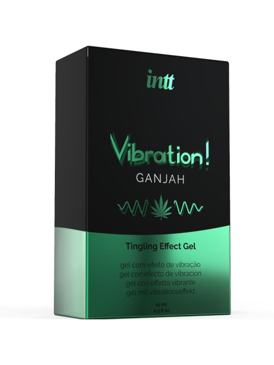 INTT - POTENTE ESTIMULANTE ÍNTIMO GEL VIBRADOR LIQUIDO CANNABIS 15ML