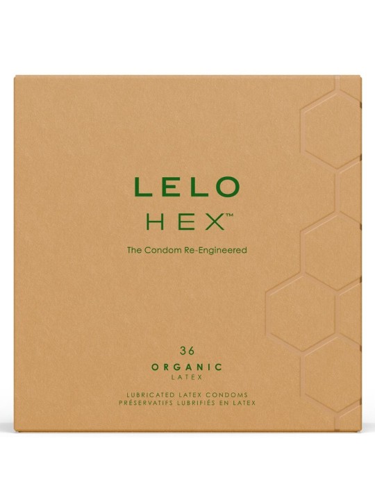 LELO - HEX ORGANIC PRESERVATIVO CAJA 36 UDS