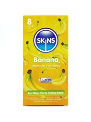 SKINS - PACK DE 8 PRÉSERVATIFS BANANE PREMIUM