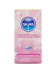 SKINS - BUBBLEGUM PREMIUM CONDOMS PACK 8