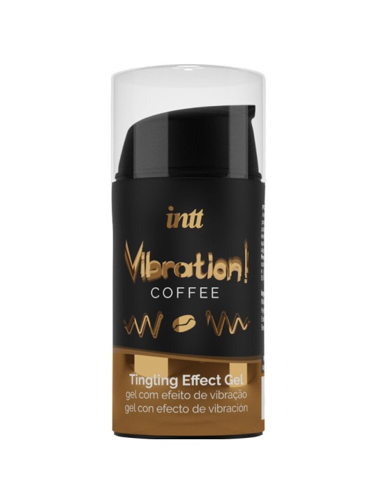 INTT - PODEROSO GEL VIBRANTE LÍQUIDO ESTIMULANTE ÍNTIMO CAFÉ 15ML