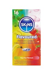 SKINS - MULTI SABORES PRESERVATIVOS PREMIUM PACK 16