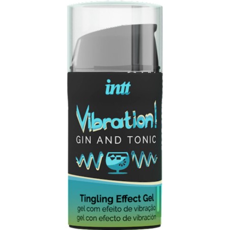 INTT - KRACHTIGE INTIEME STIMULERENDE VLOEISTOF VIBRERENDE GEL GIN & T
