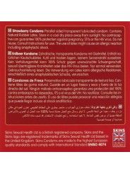 SKINS - AARDBEI PREMIUM CONDOOMS PAK 4