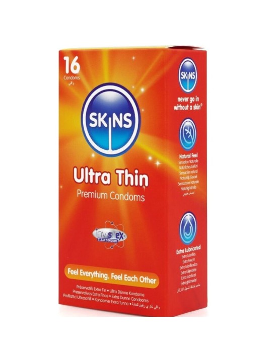 SKINS - ULTRA DUNNE PREMIUM CONDOOMS PAK 16