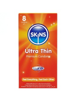 SKINS - ULTRA DUNNE PREMIUM CONDOOMS PAK 8