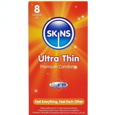 SKINS - ULTRA DUNNE PREMIUM CONDOOMS PAK 8