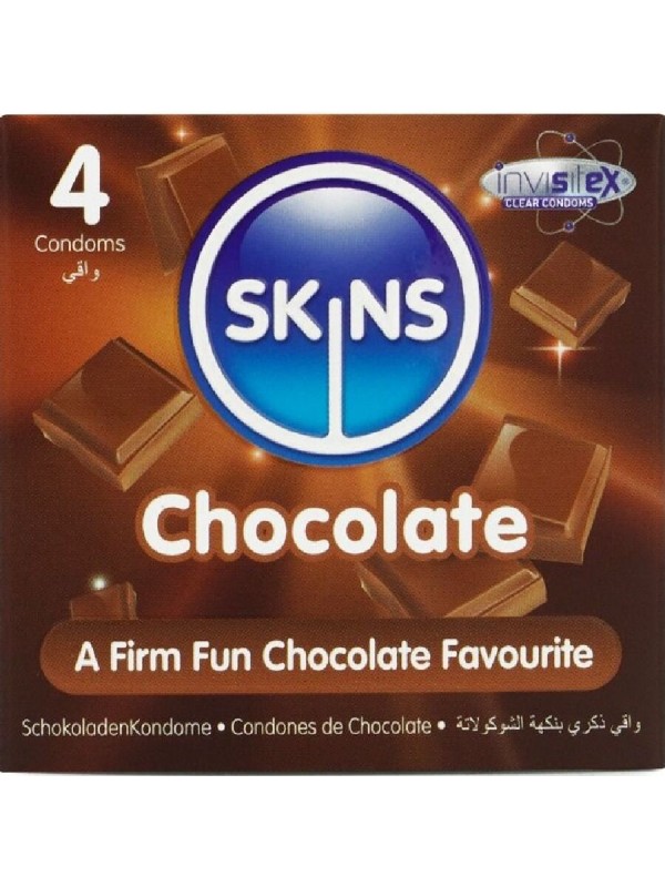 SKINS - CHOCOLADE PREMIUM CONDOOMS PAK 4