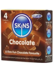 SKINS - CHOCOLADE PREMIUM CONDOOMS PAK 4