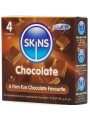 SKINS - CHOCOLADE PREMIUM CONDOOMS PAK 4