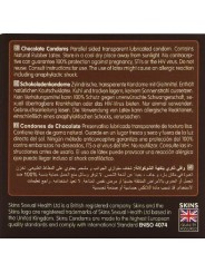 SKINS - PACK DE 4 PRÉSERVATIFS PREMIUM CHOCOLAT