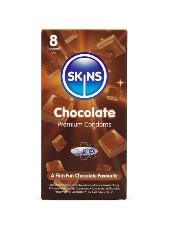 SKINS - CHOCOLADE PREMIUM CONDOOMS PAK 8