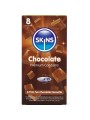 SKINS - PACK DE 8 PRÉSERVATIFS PREMIUM CHOCOLAT