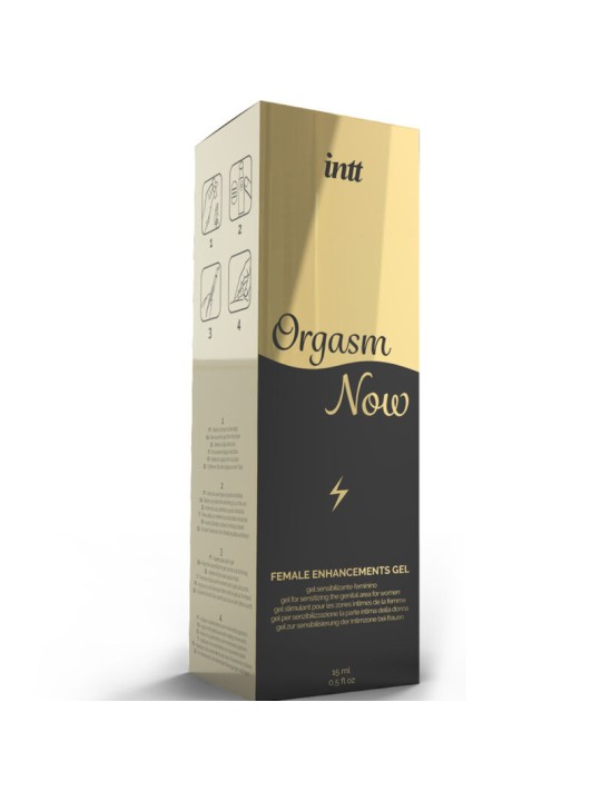 INTT LUBRICANTS - GEL ESTIMULANTE VAGINAL INTENSO COM APLICADOR VIBRAD