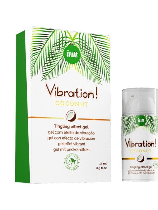 INTT - VIBRATIEGEL KRACHTIGE STIMULERENDE VEGAN VLOEISTOF VIBRATOR