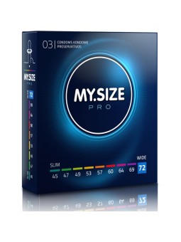 MY SIZE - PRO PRESERVATIVOS 72 MM 3 UNIDADES