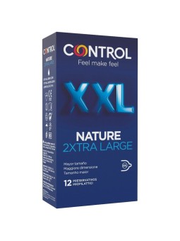 CONTROL - NATURE PRESERVATIVOS 2XTRA GRANDES XXL - 12 UNIDADES