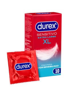 DUREX - SENSITIVE XL CONDOOMS EXTRA LANG 10 STUKS